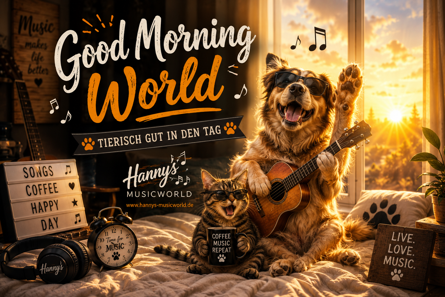 Good Morning World Tierisch gut in den Tag